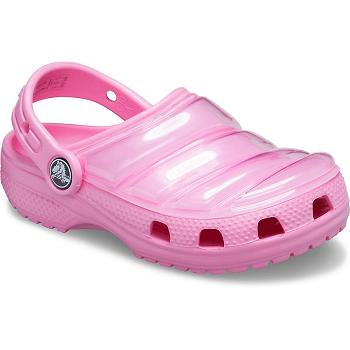 Crocs Classic Neo Puff Clog Ruzove - Detske Dreváky